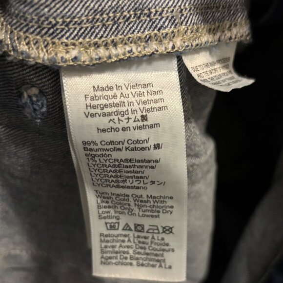 J.Crew Womens Curvy Full-Length Wide Leg High Rise Jeans Size 29 Dark Indigo - Picture 9 of 9